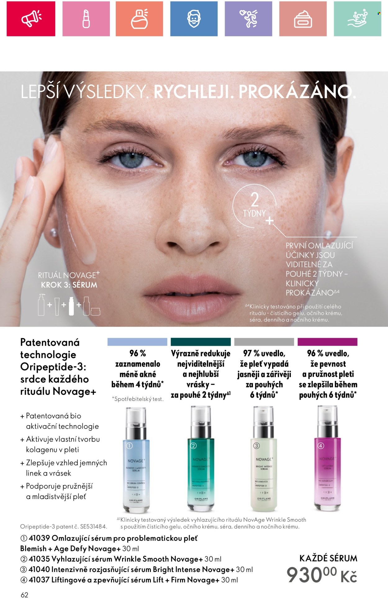 Leták ORIFLAME - 29.12.2024 - 18.1.2025. Strana 62
