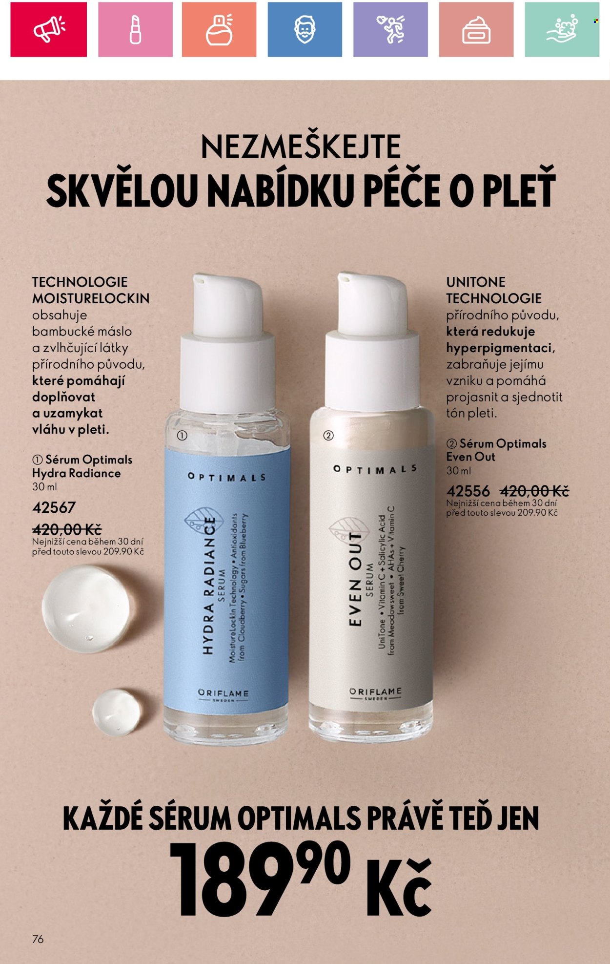 Leták ORIFLAME - 29.12.2024 - 18.1.2025. Strana 76