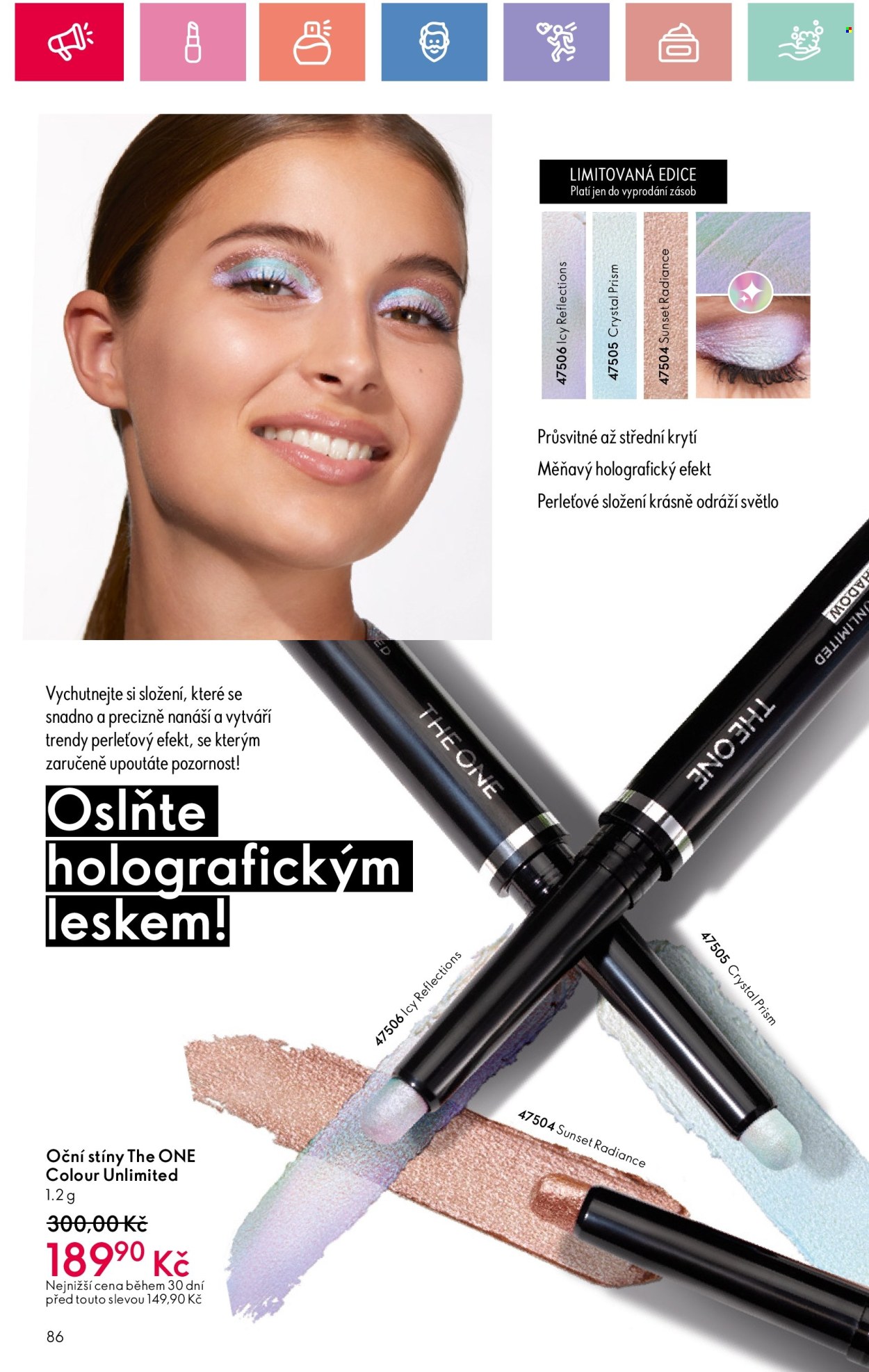 Leták ORIFLAME - 29.12.2024 - 18.1.2025. Strana 86