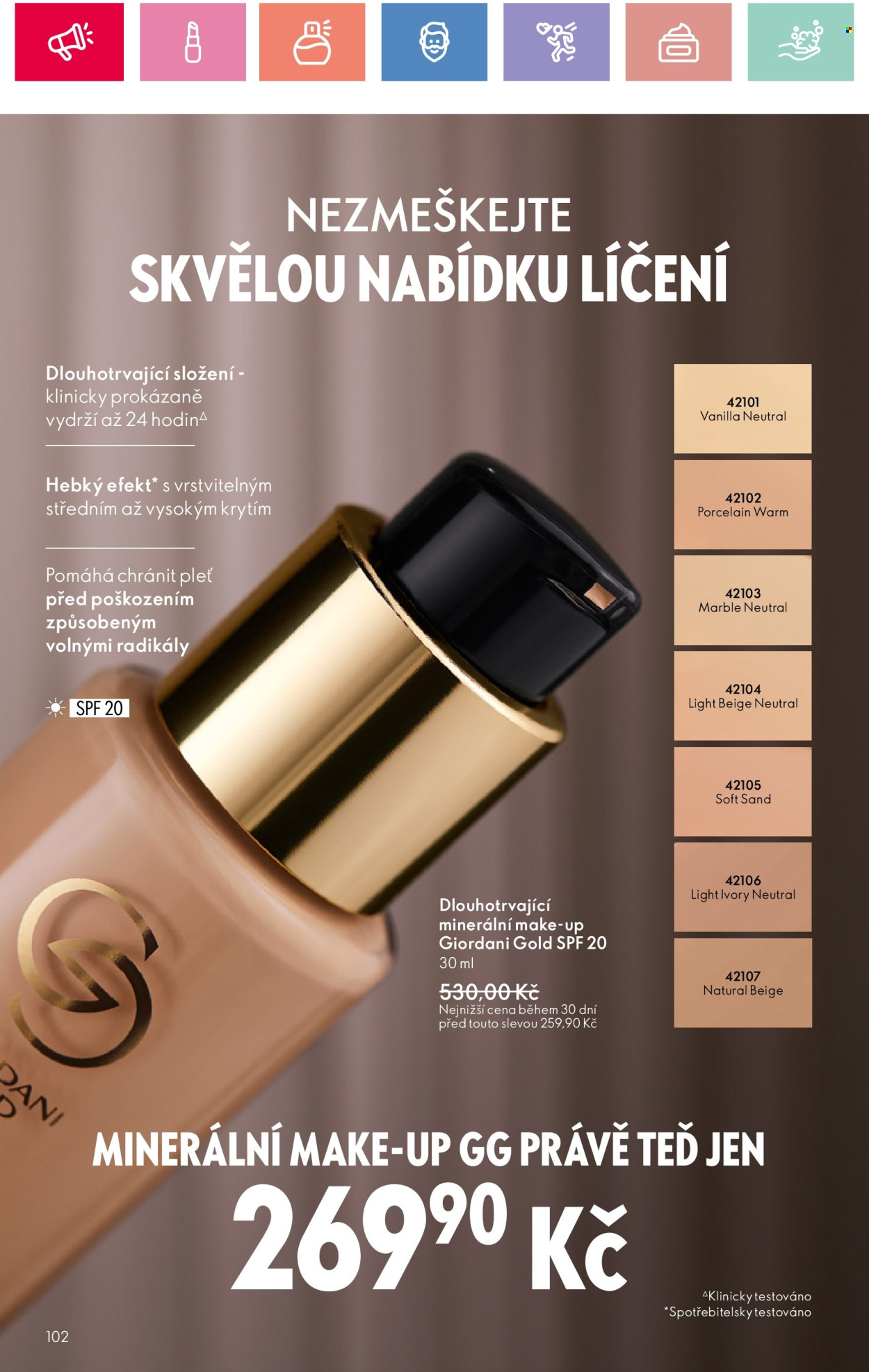 Leták ORIFLAME - 29.12.2024 - 18.1.2025. Strana 102