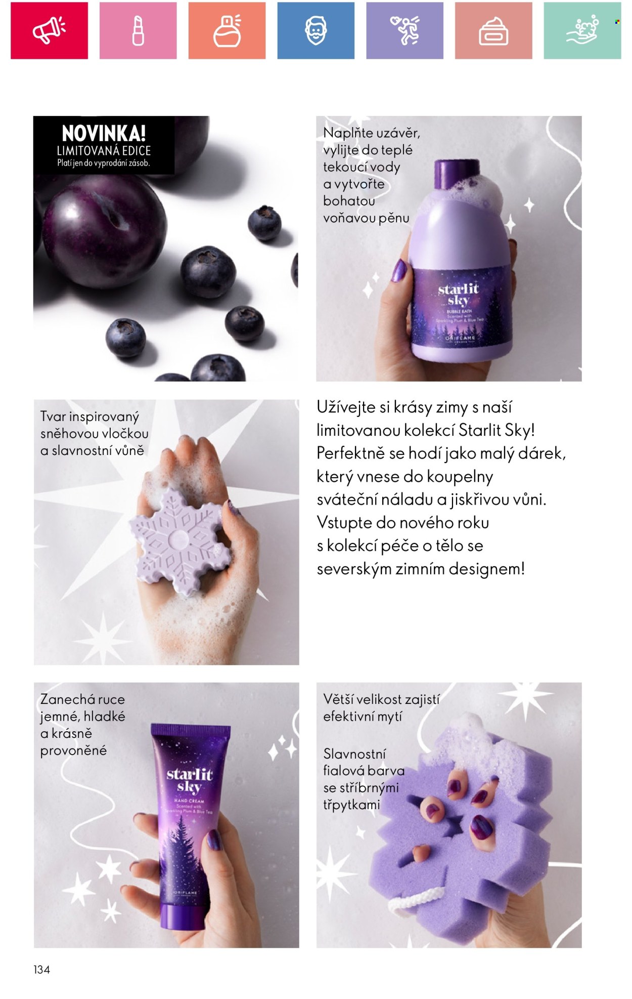 Leták ORIFLAME - 29.12.2024 - 18.1.2025. Strana 134