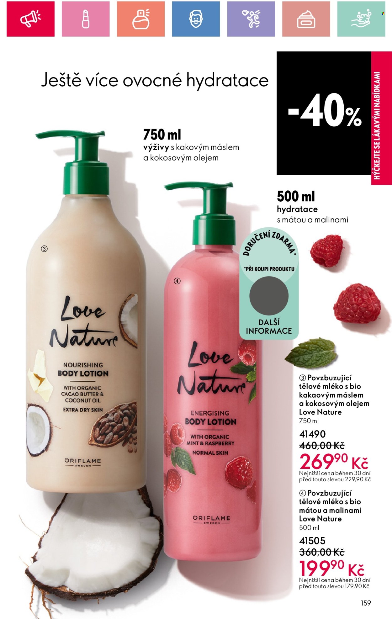 Leták ORIFLAME - 29.12.2024 - 18.1.2025. Strana 159
