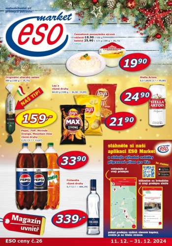 Leták ESO MARKET - 11.12.2024 - 31.12.2024.