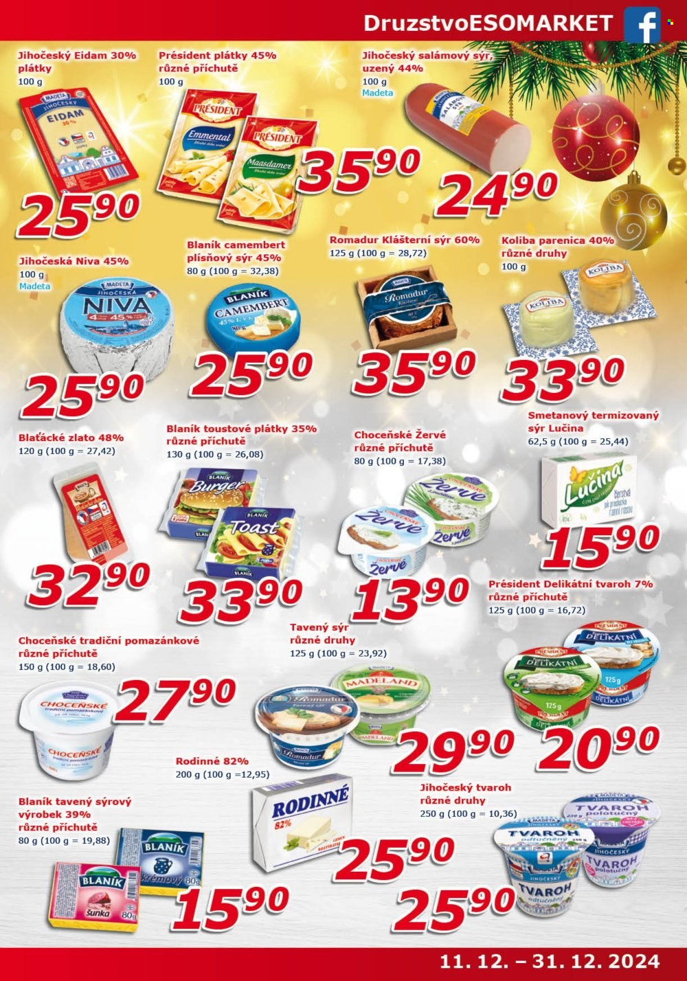 Leták ESO MARKET - 11.12.2024 - 31.12.2024. Strana 5