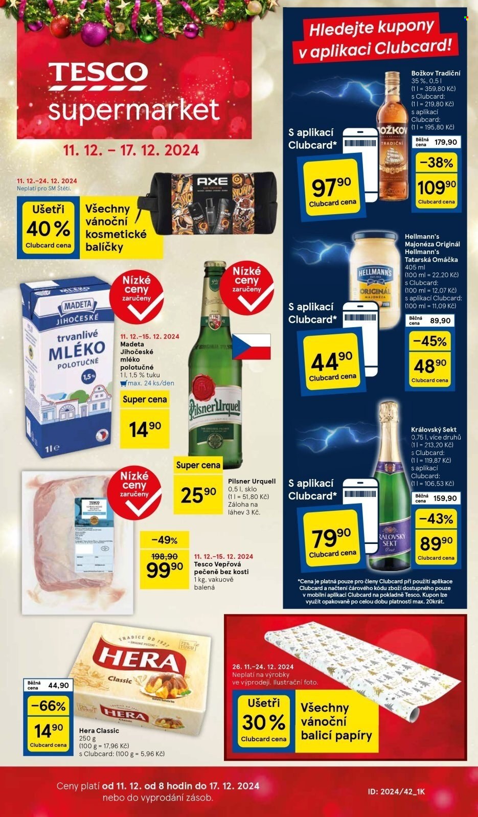 Leták TESCO supermarket - 11.12.2024 - 17.12.2024. Strana 1