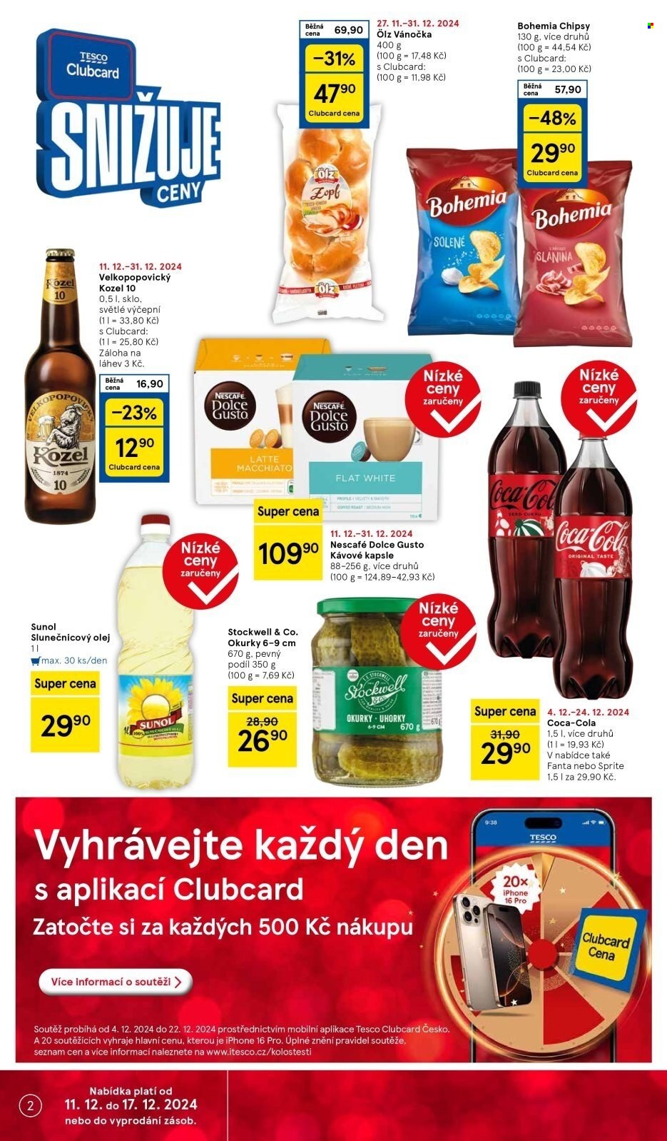 Leták TESCO supermarket - 11.12.2024 - 17.12.2024. Strana 2