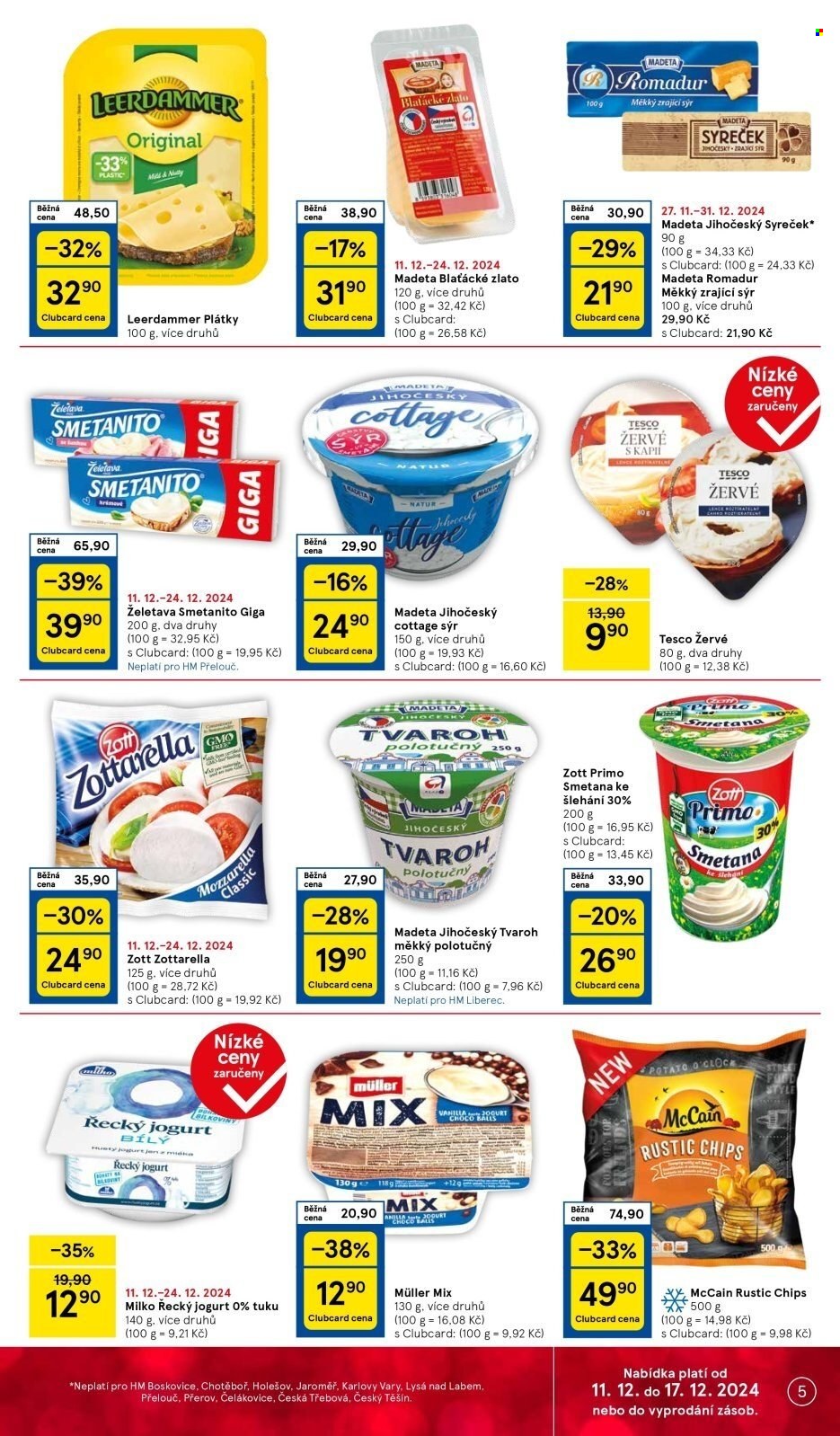 Leták TESCO - 11.12.2024 - 17.12.2024. Strana 5