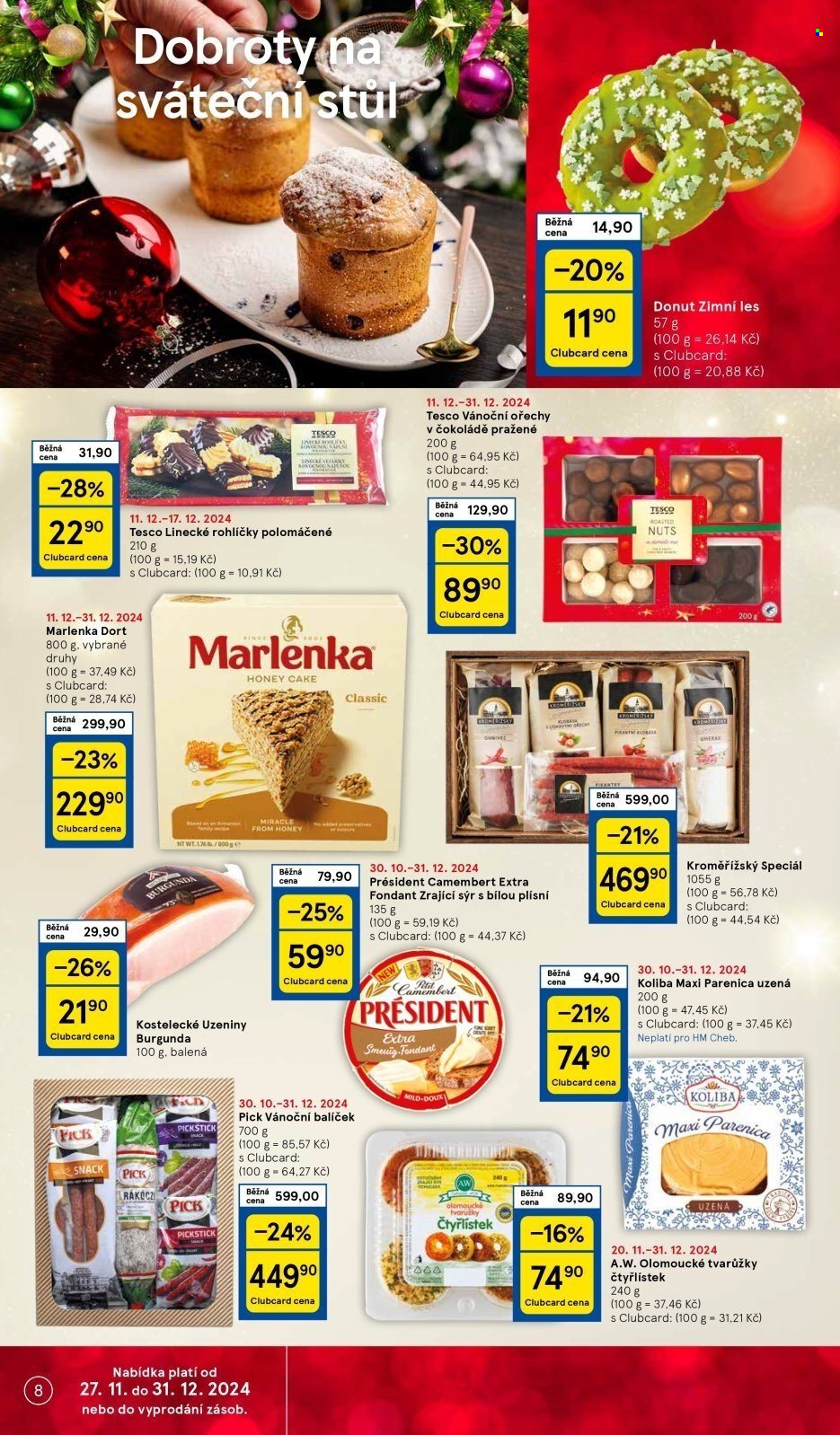 Leták TESCO - 11.12.2024 - 17.12.2024. Strana 8