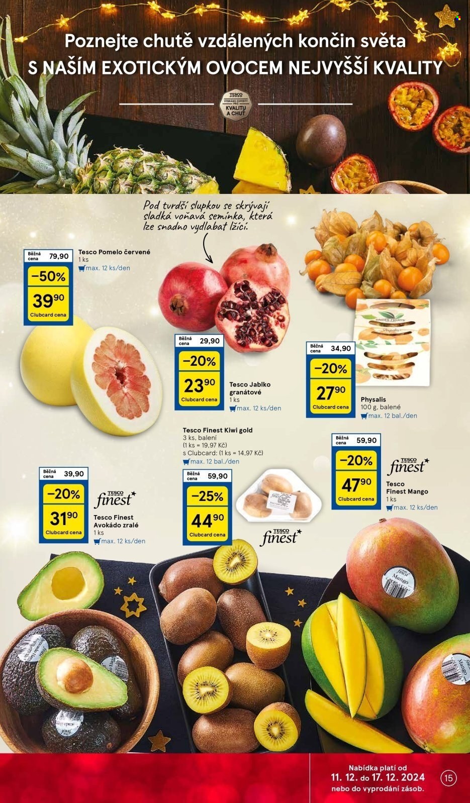 Leták TESCO - 11.12.2024 - 17.12.2024. Strana 15