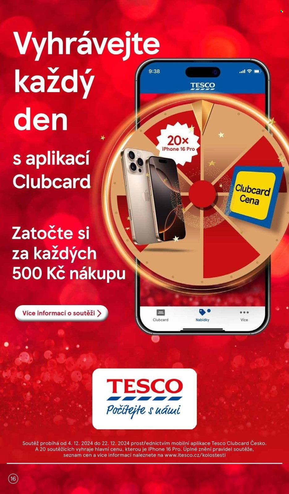 Leták TESCO - 11.12.2024 - 17.12.2024. Strana 16