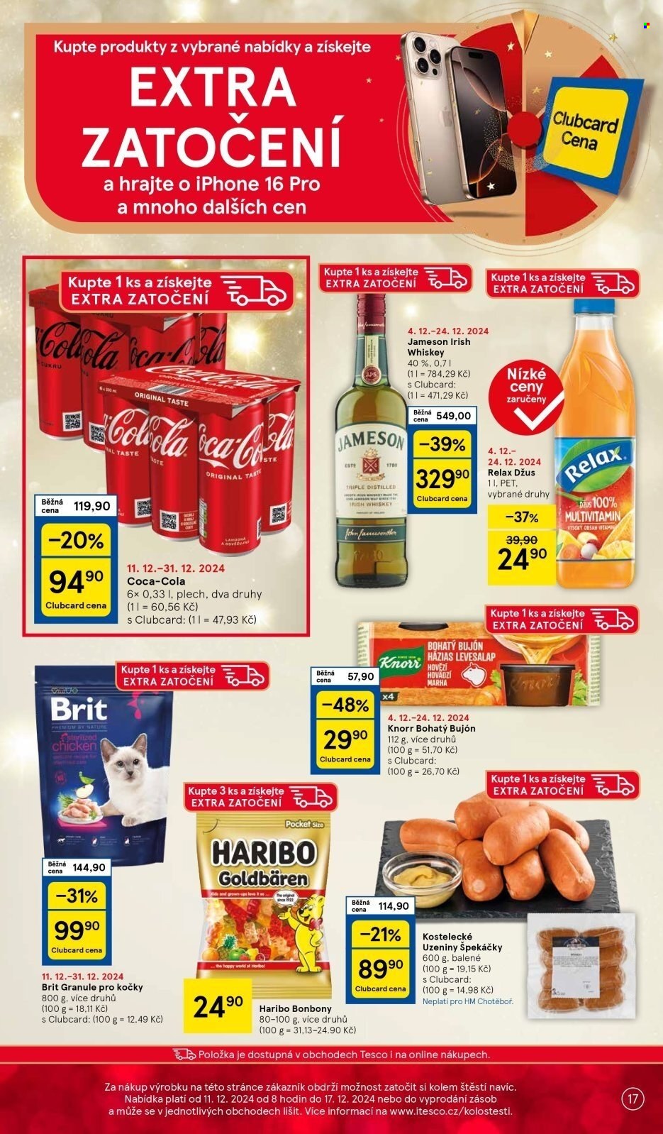 Leták TESCO - 11.12.2024 - 17.12.2024. Strana 17