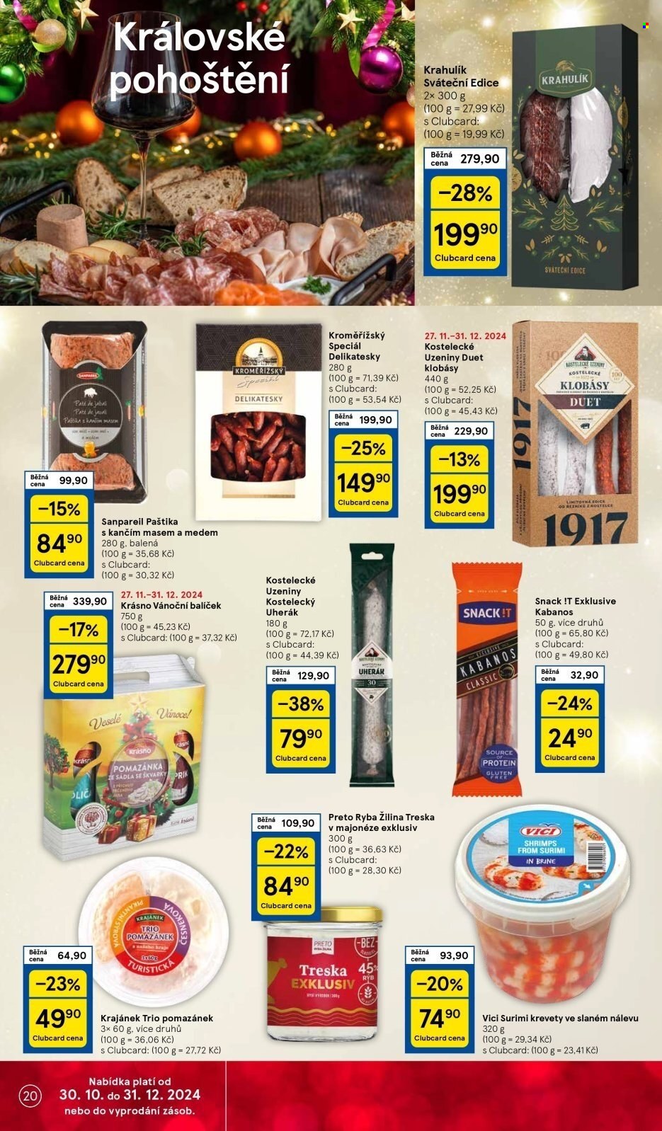 Leták TESCO - 11.12.2024 - 17.12.2024. Strana 20