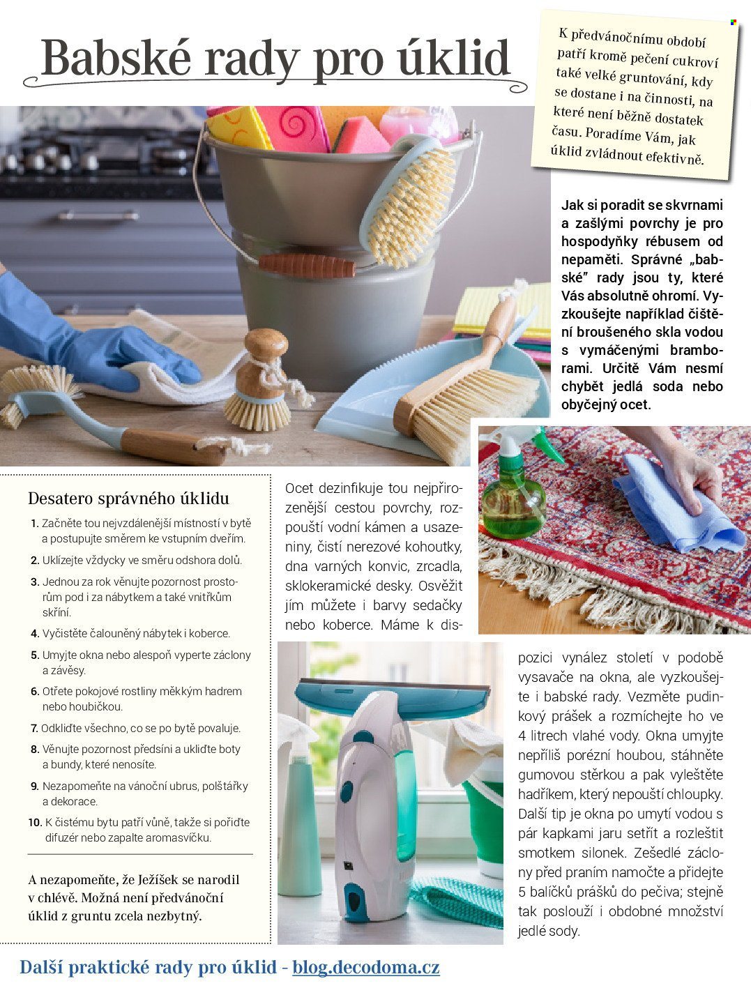 Leták decoDoma. Strana 28