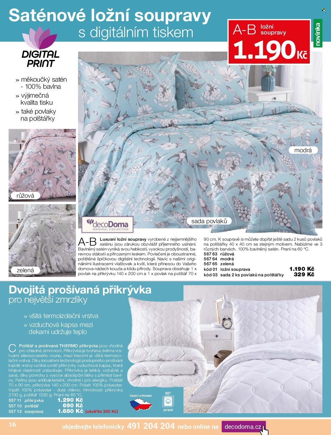 Leták decoDoma. Strana 16