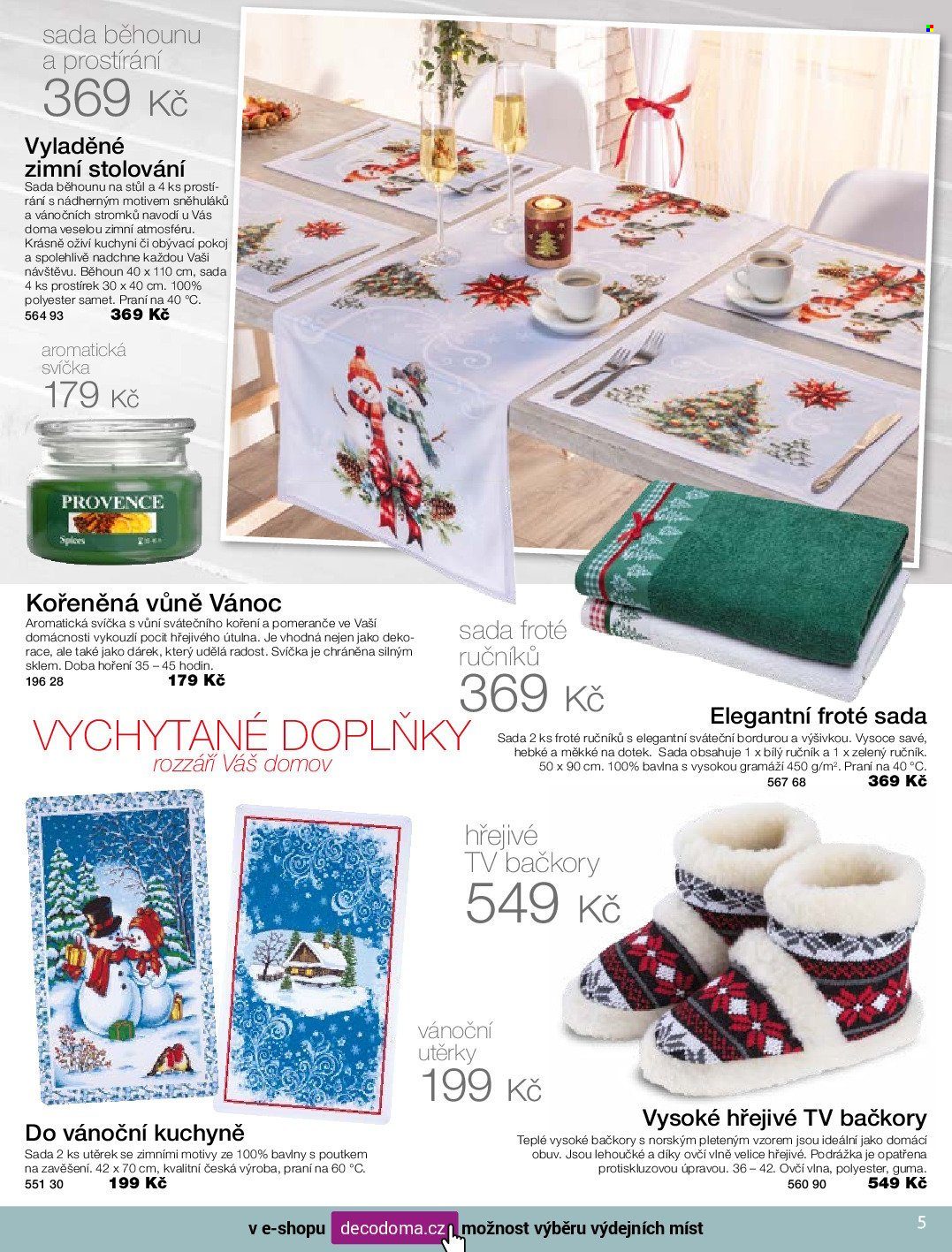 Leták decoDoma. Strana 5