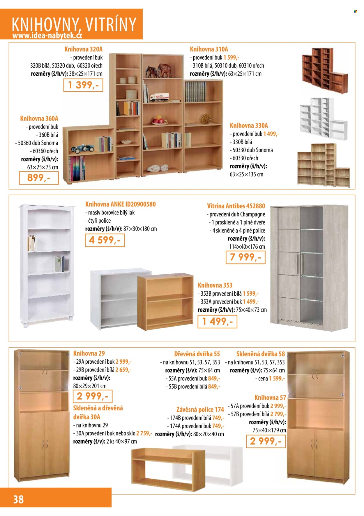 Leták IDEA nábytek. Strana 38