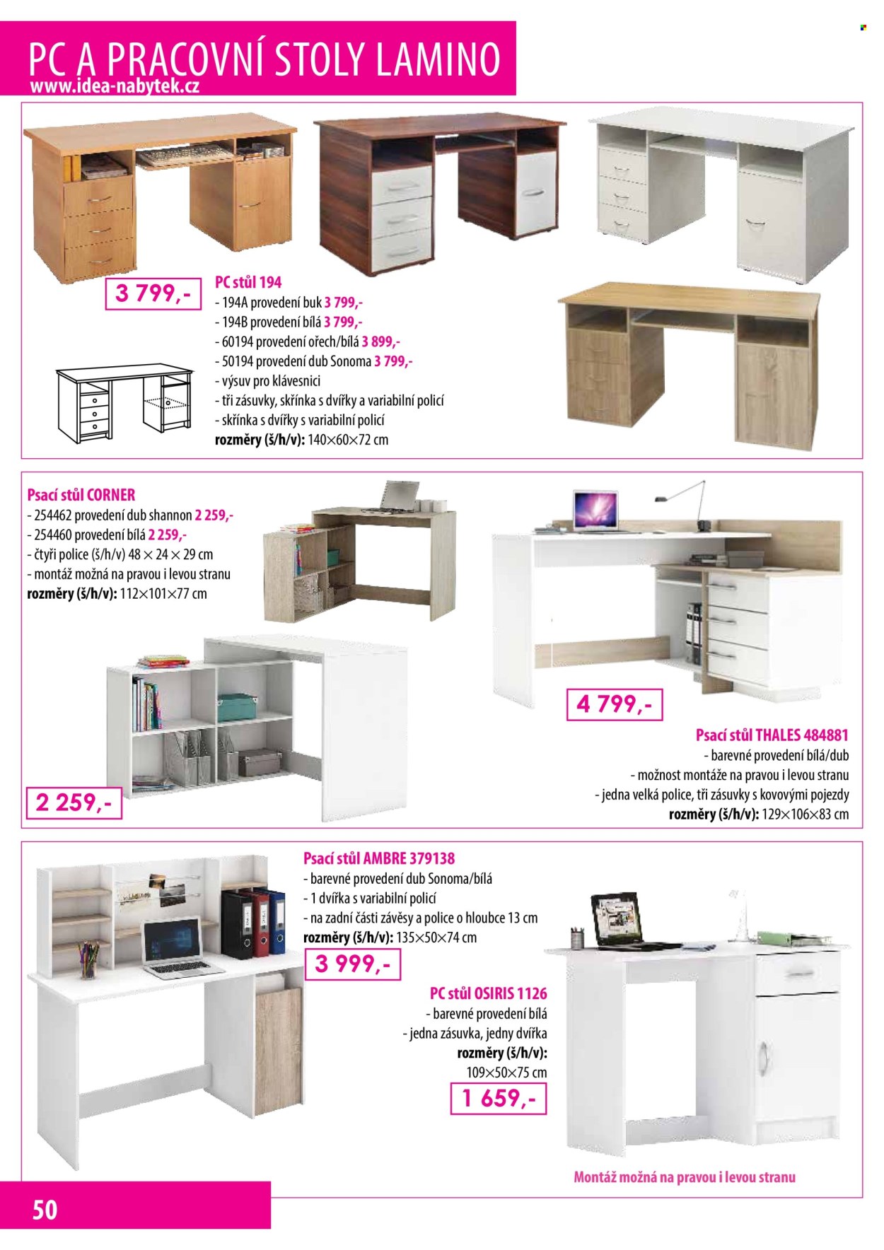 Leták IDEA nábytek. Strana 50