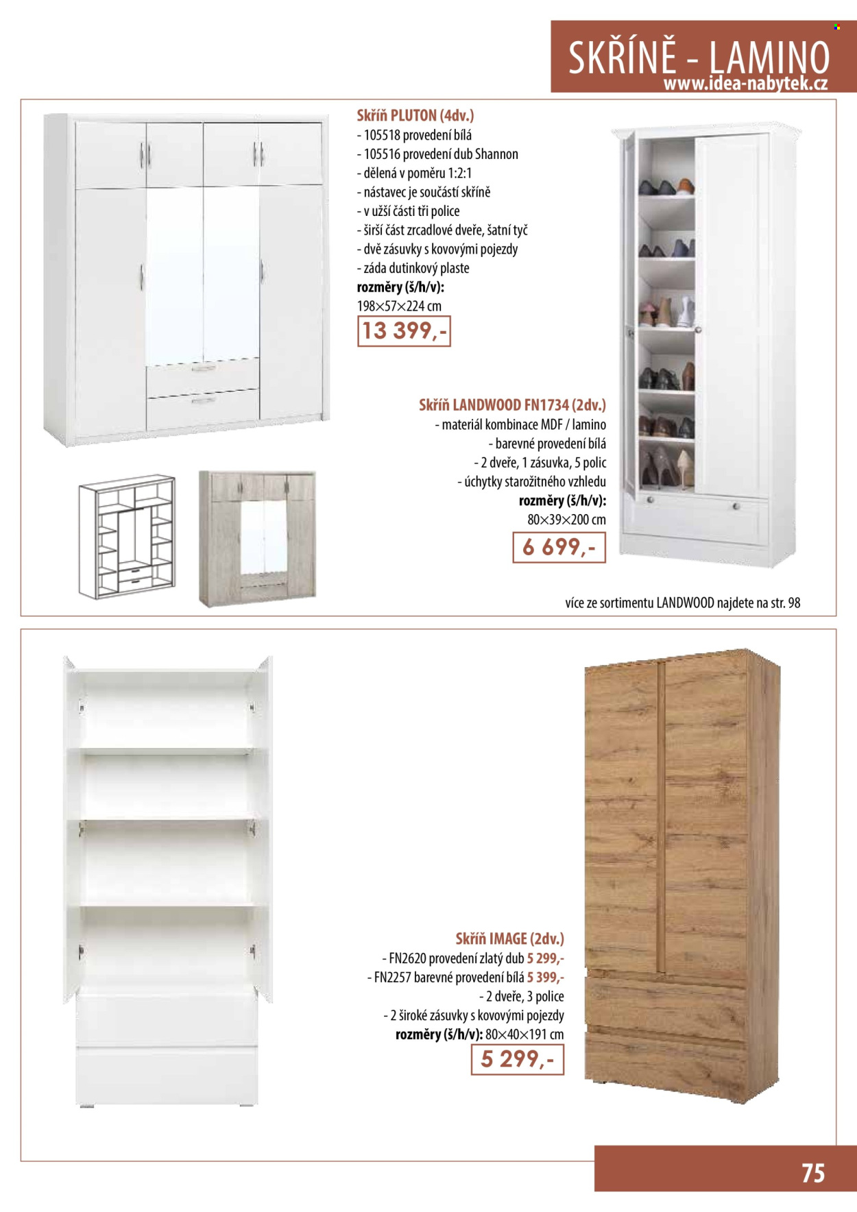 Leták IDEA nábytek. Strana 75