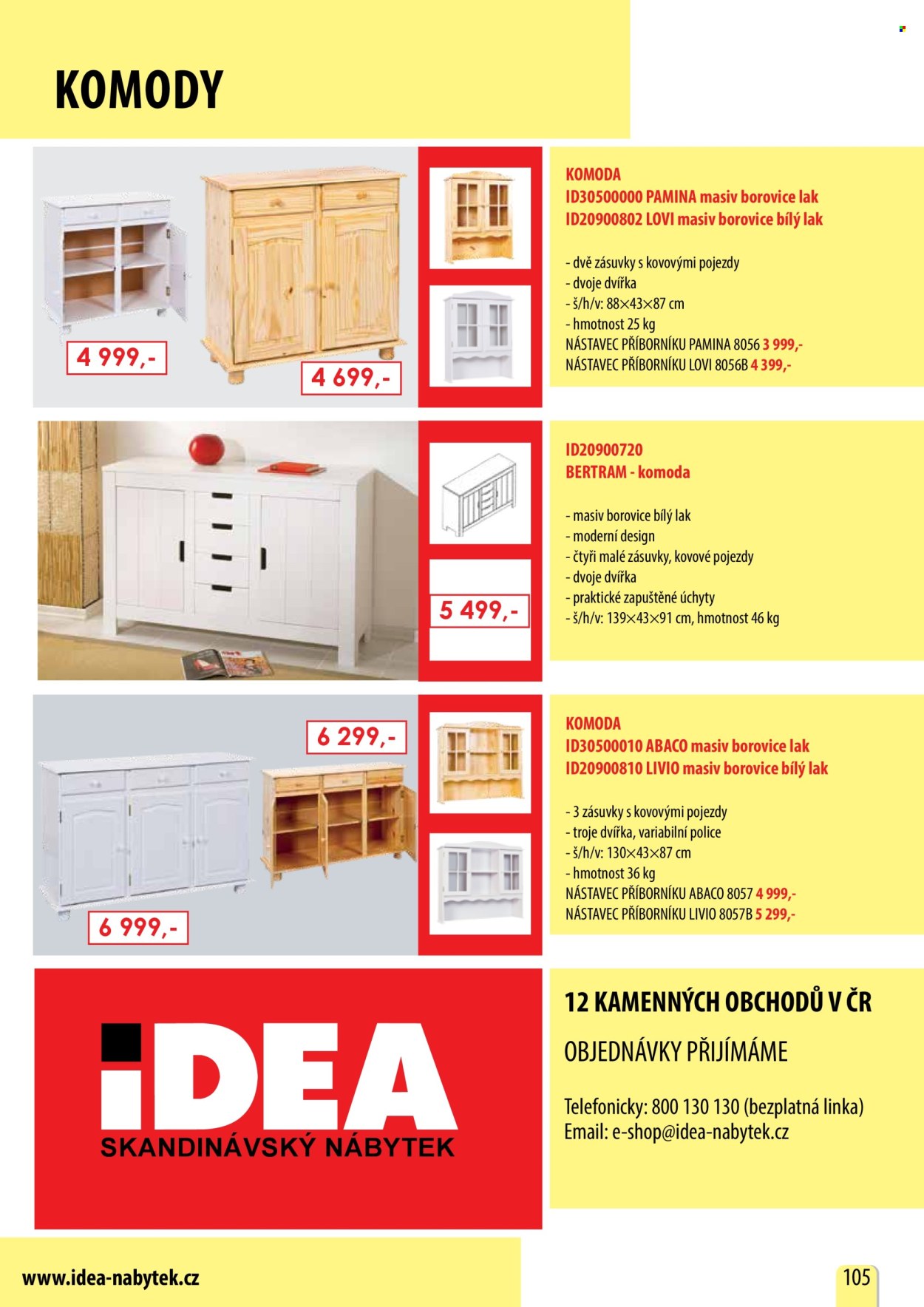 Leták IDEA nábytek. Strana 105
