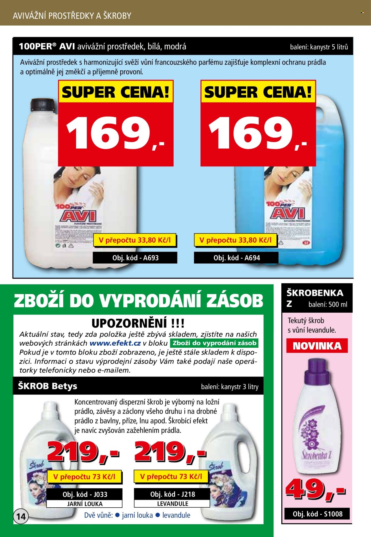 Leták Efekt - 28.9.2024 - 31.1.2025. Strana 16