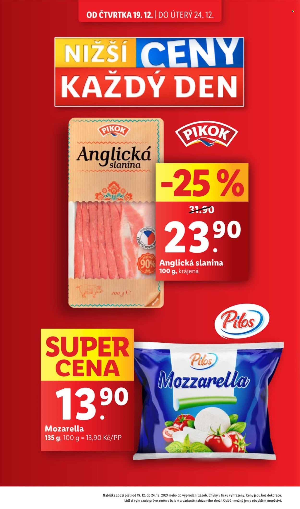 Leták Lidl - 19.12.2024 - 24.12.2024. Strana 4