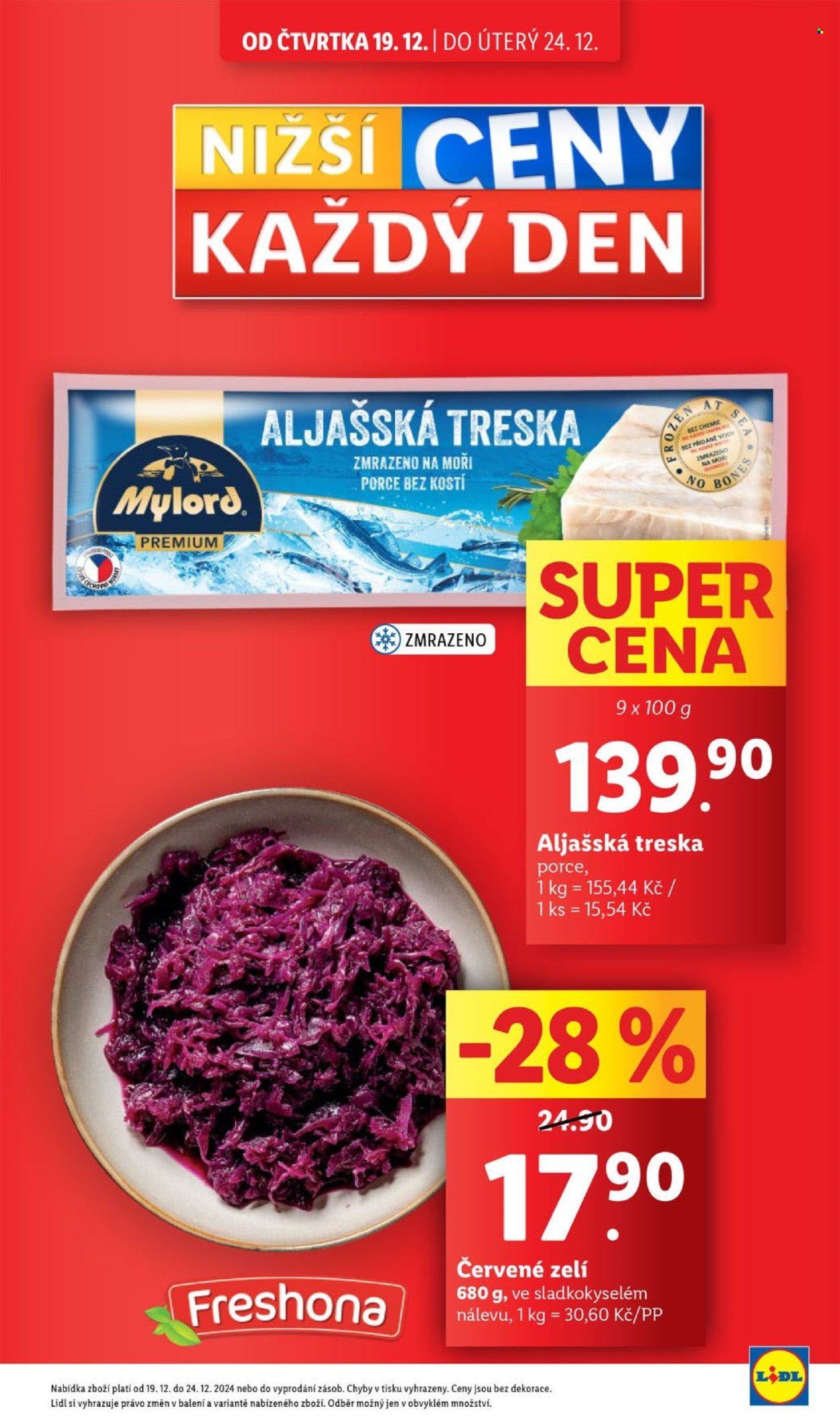 Leták Lidl - 19.12.2024 - 24.12.2024. Strana 5