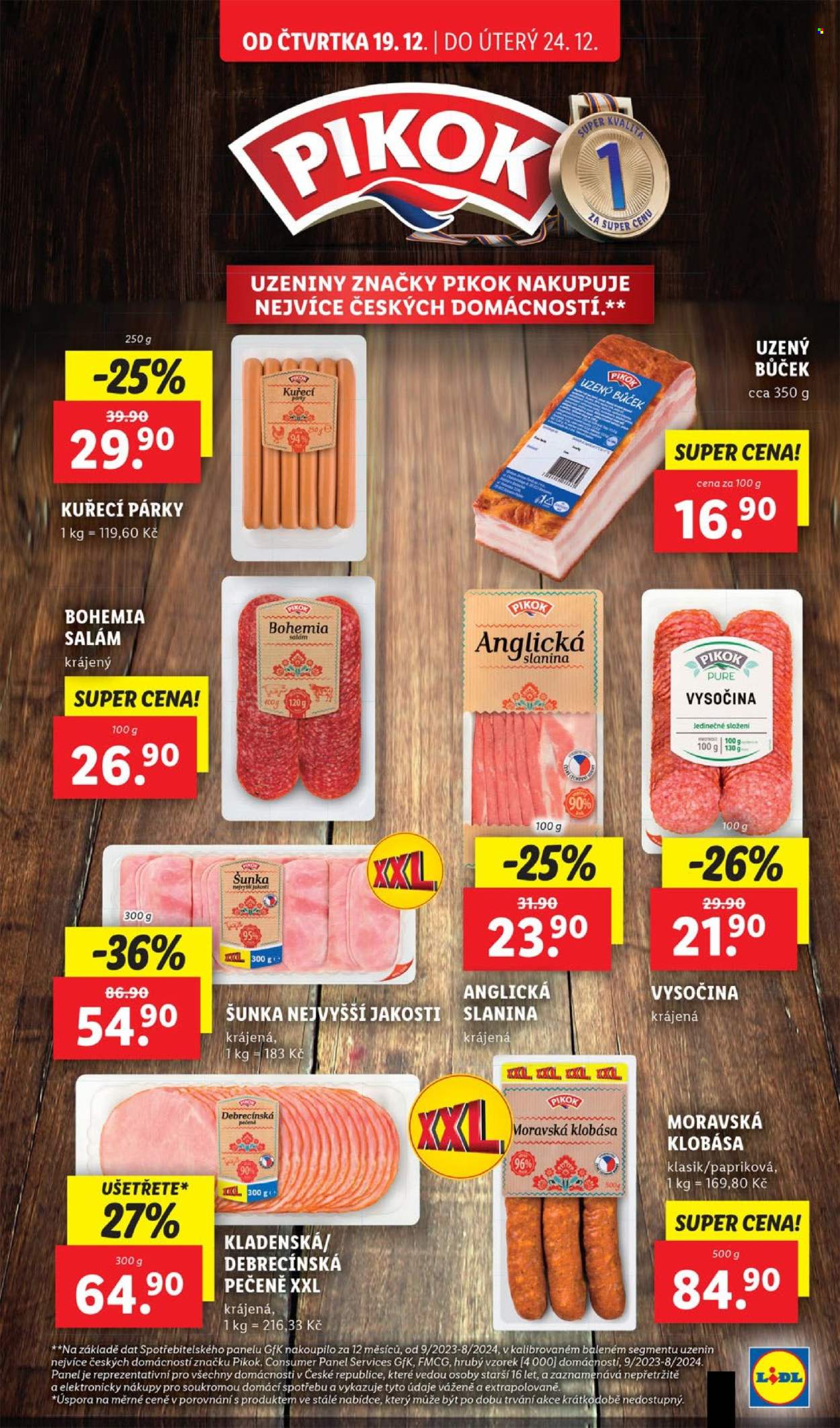 Leták Lidl - 19.12.2024 - 24.12.2024. Strana 19