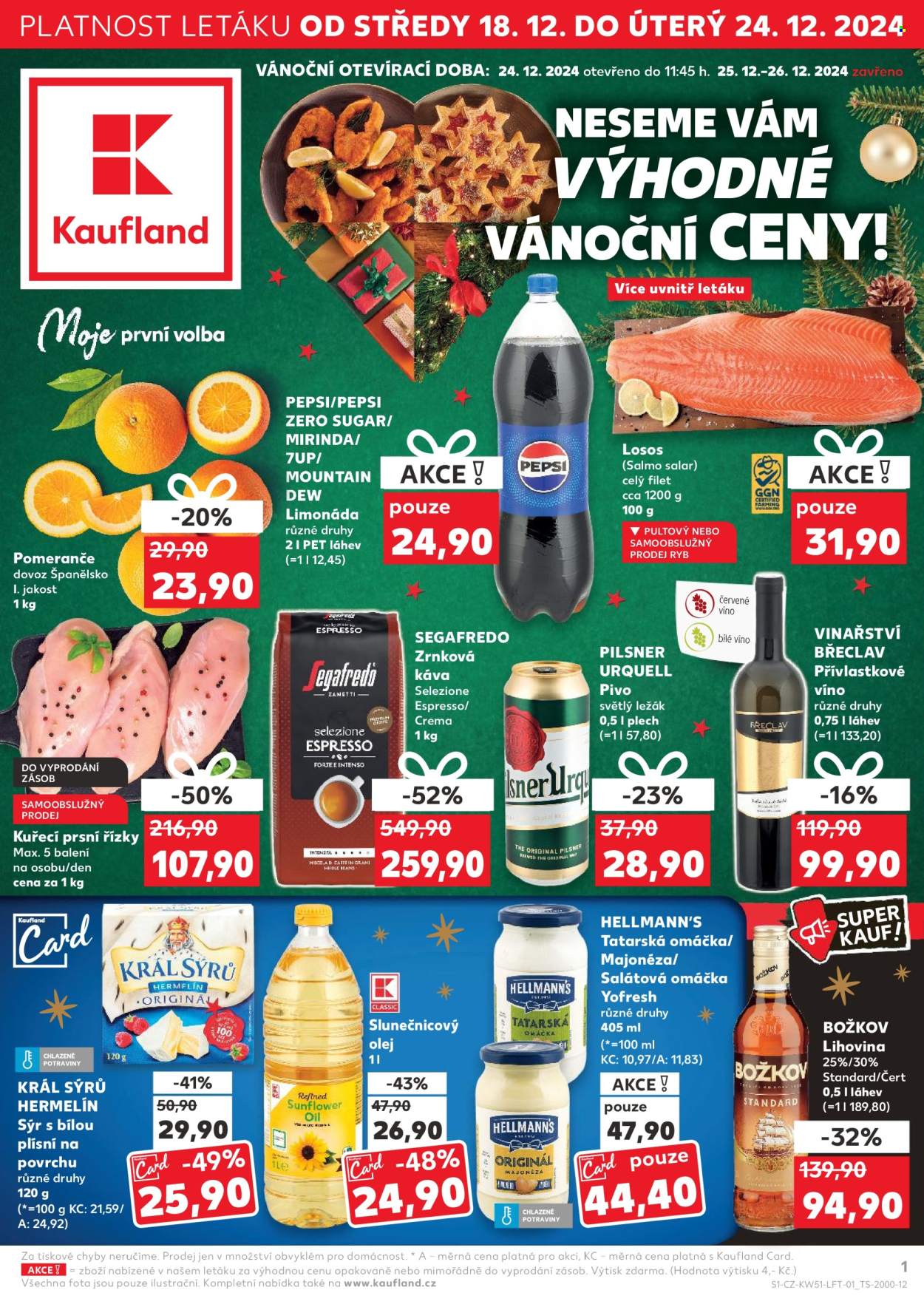 Leták Kaufland - 18.12.2024 - 24.12.2024. Strana 1