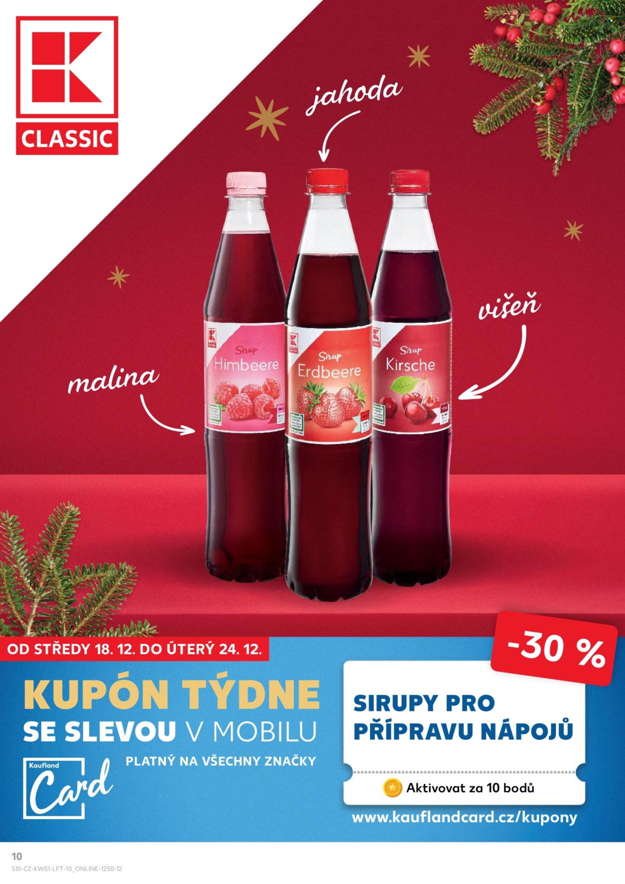 Leták Kaufland - 18.12.2024 - 24.12.2024. Strana 10