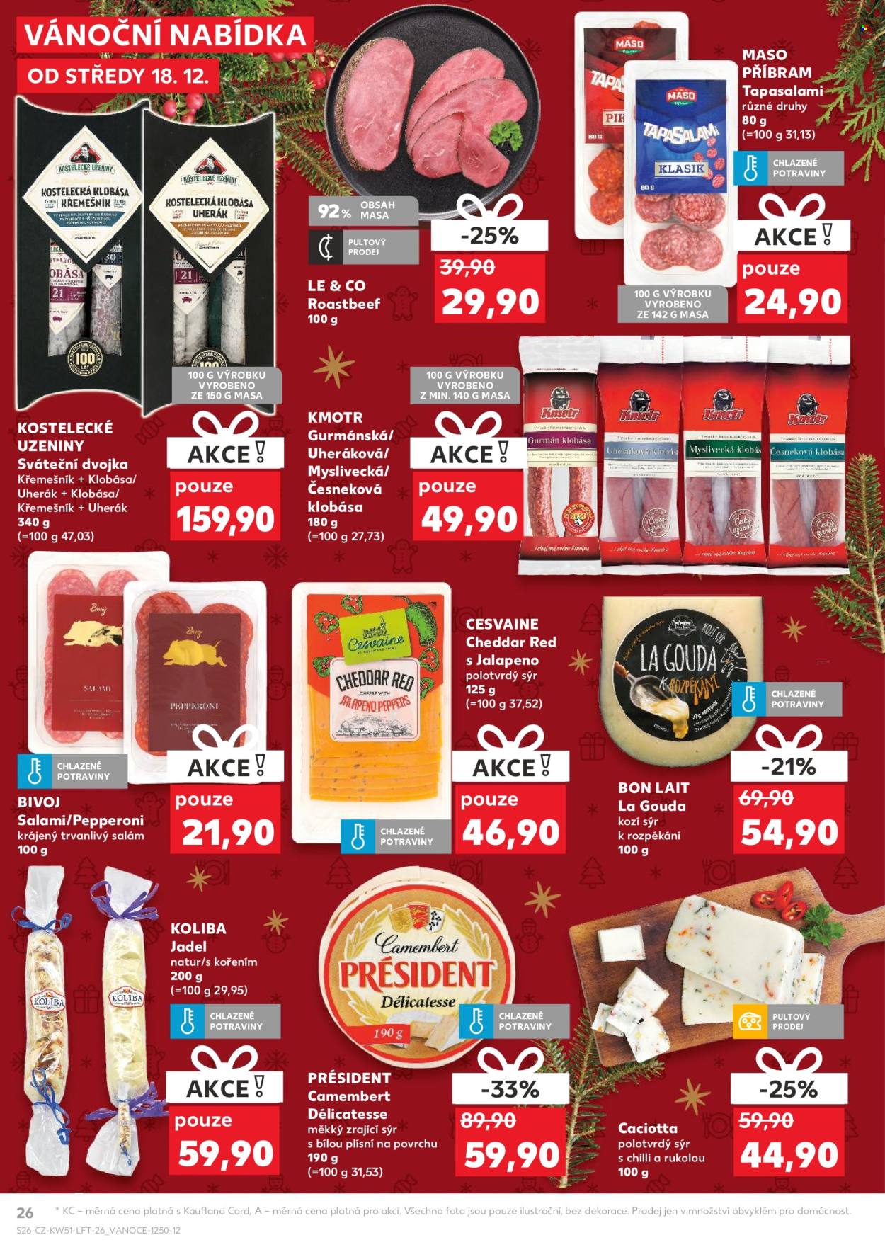 Leták Kaufland - 18.12.2024 - 24.12.2024. Strana 26