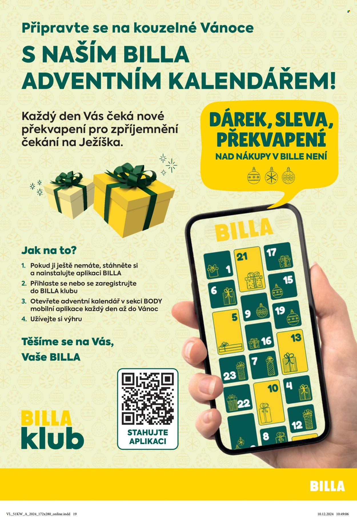 Leták BILLA - 16.12.2024 - 24.12.2024. Strana 19