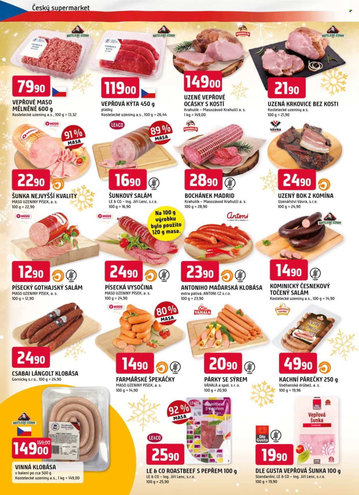 Leták TREFA coop - 18.12.2024 - 31.12.2024. Strana 2