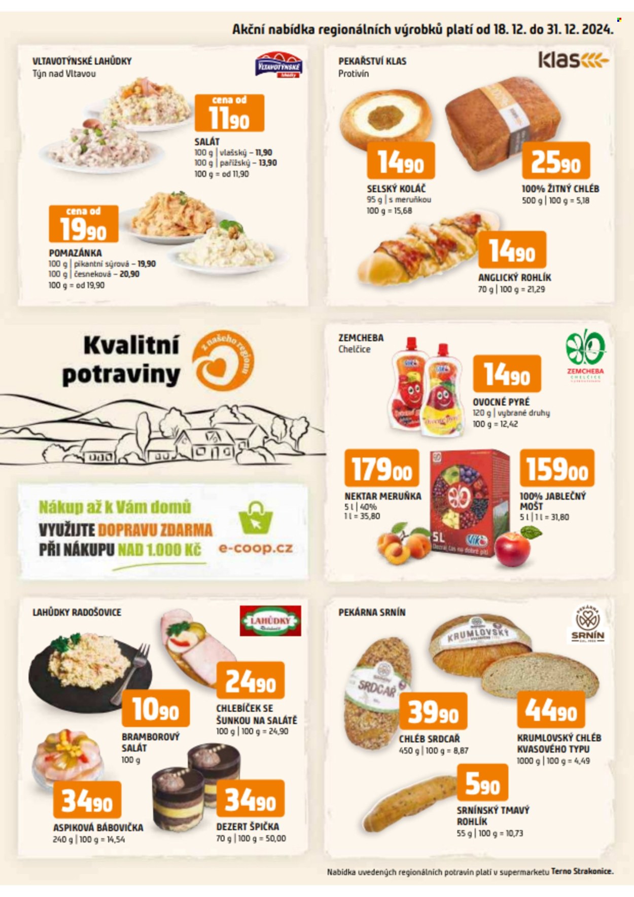 Leták coop TERNO - 18.12.2024 - 31.12.2024. Strana 1