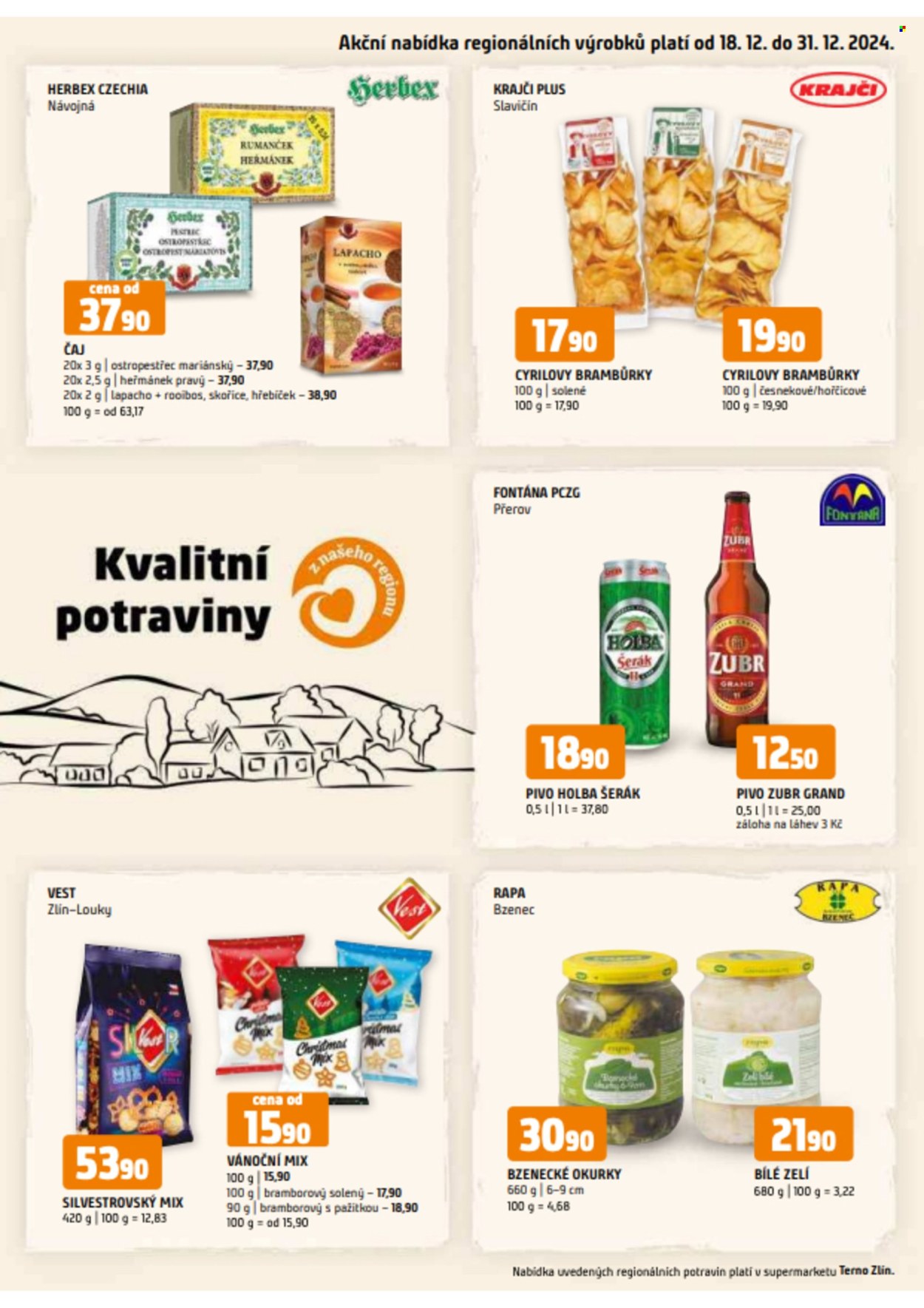 Leták coop TERNO - 18.12.2024 - 31.12.2024. Strana 1