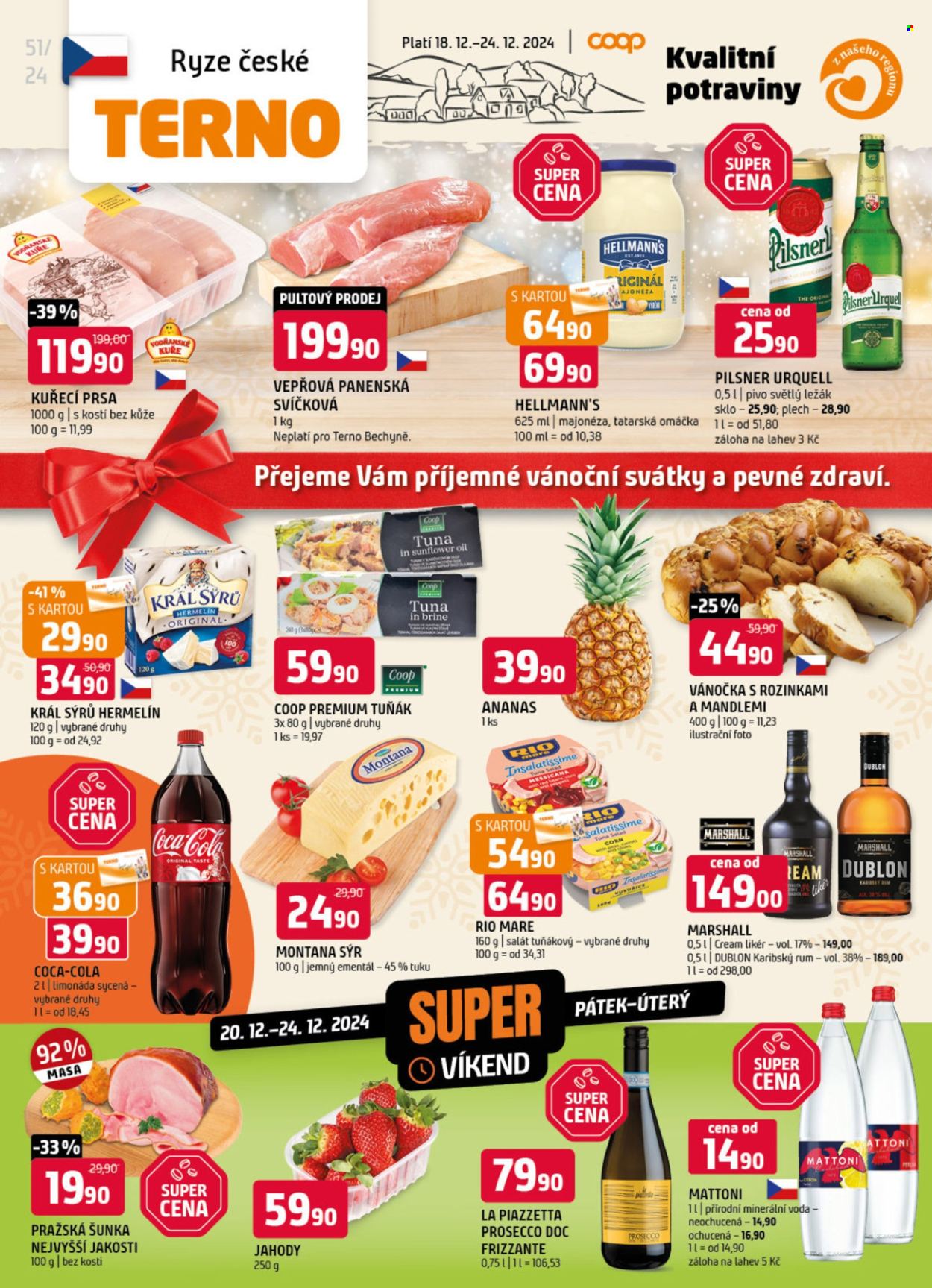 Leták coop TERNO - 18.12.2024 - 24.12.2024. Strana 1