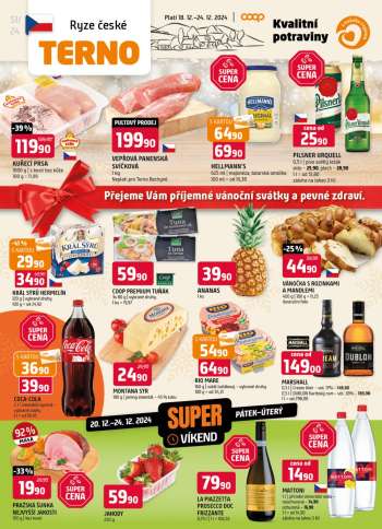 Leták coop TERNO - 18.12.2024 - 24.12.2024.