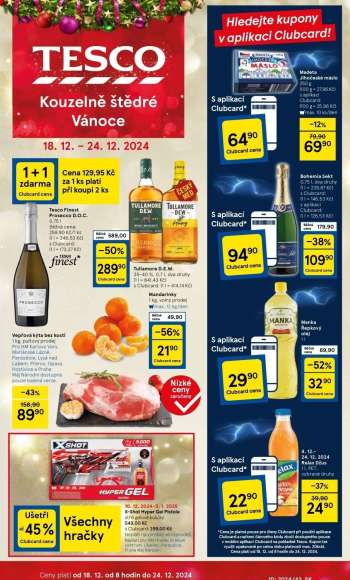 Leták TESCO - 18.12.2024 - 24.12.2024.