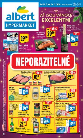 Leták Albert Hypermarket - 18.12.2024 - 24.12.2024.