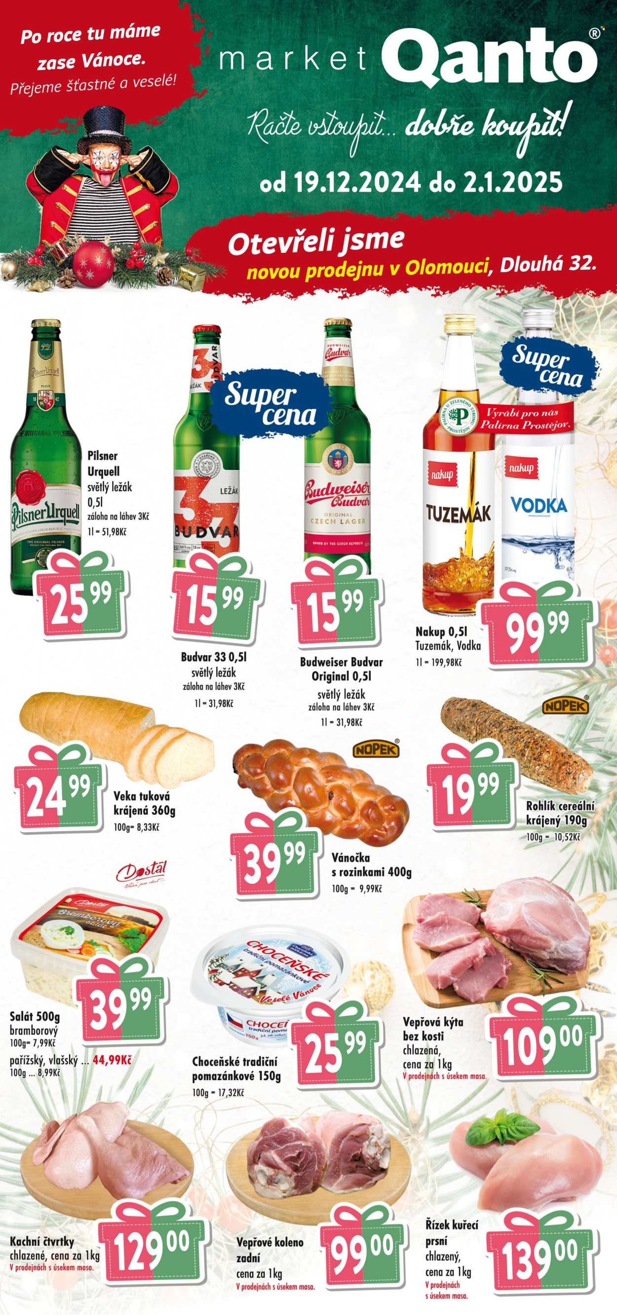 Leták Qanto market - 19.12.2024 - 2.1.2025. Strana 1