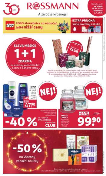 Leták ROSSMANN - 18.12.2024 - 2.1.2025.
