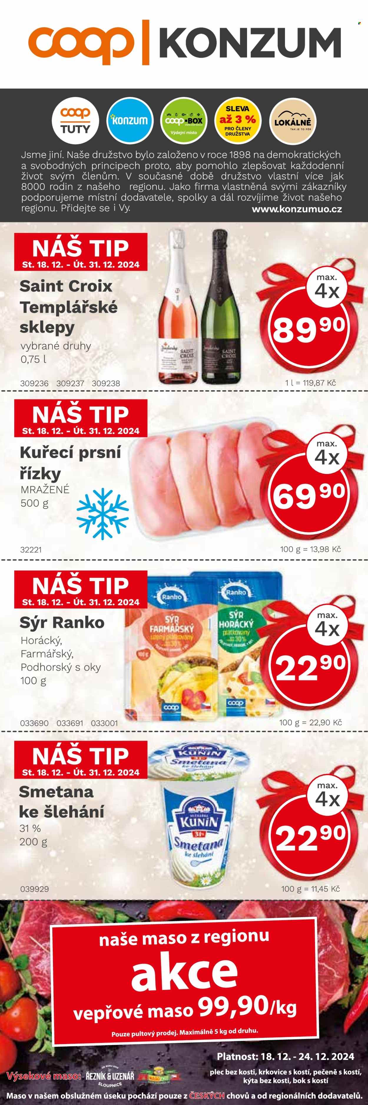 Leták Konzum - 18.12.2024 - 31.12.2024. Strana 1