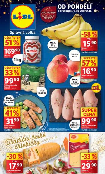 Leták Lidl - 23.12.2024 - 31.12.2024.
