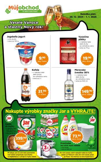 Leták Můj obchod - 20.12.2024 - 1.1.2025.