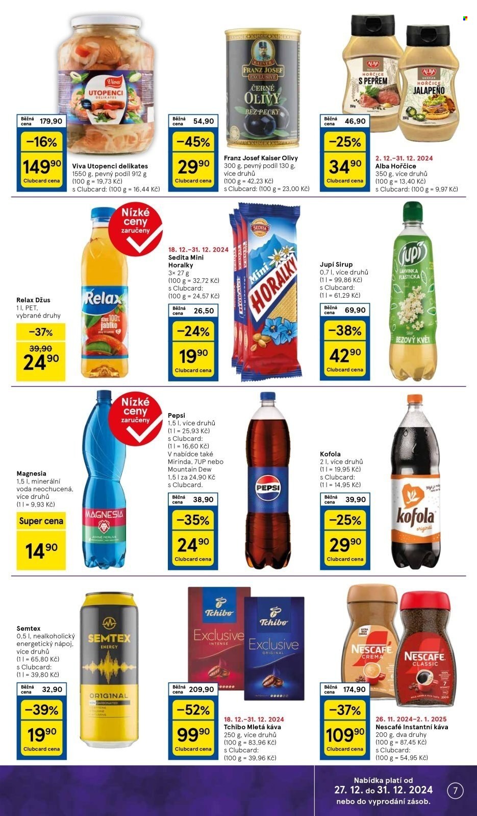 Leták TESCO - 27.12.2024 - 31.12.2024. Strana 7