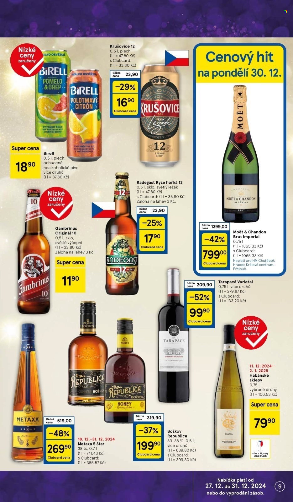Leták TESCO - 27.12.2024 - 31.12.2024. Strana 9