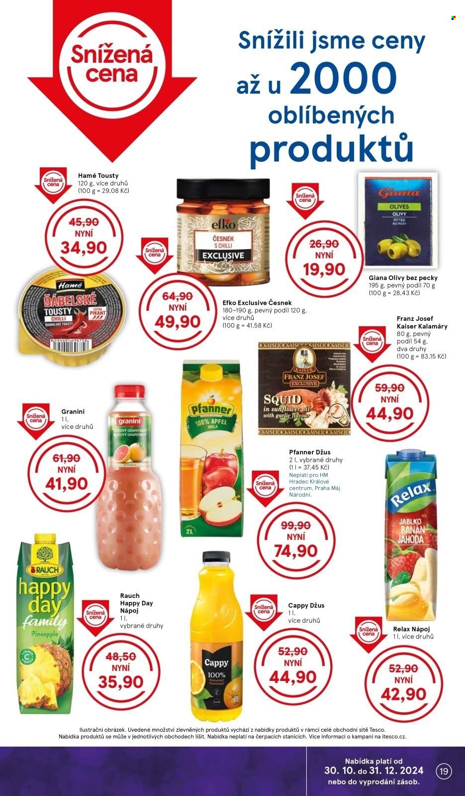Leták TESCO - 27.12.2024 - 31.12.2024. Strana 19