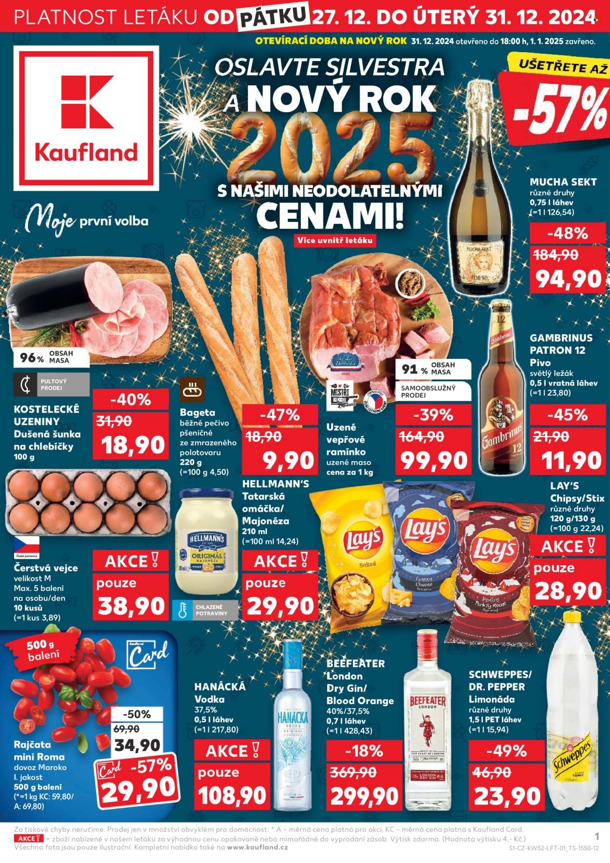 Leták Kaufland - 27.12.2024 - 31.12.2024. Strana 1