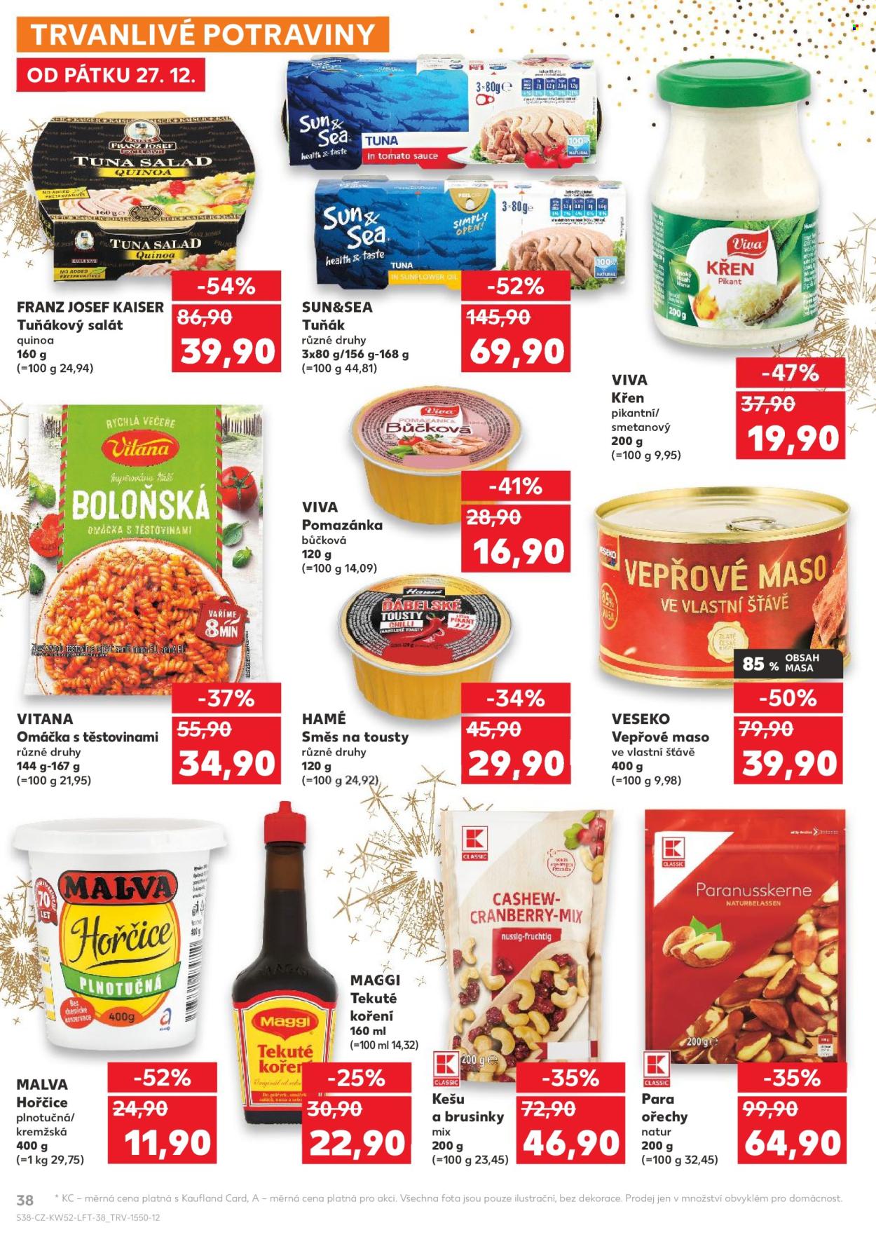 Leták Kaufland - 27.12.2024 - 31.12.2024. Strana 38