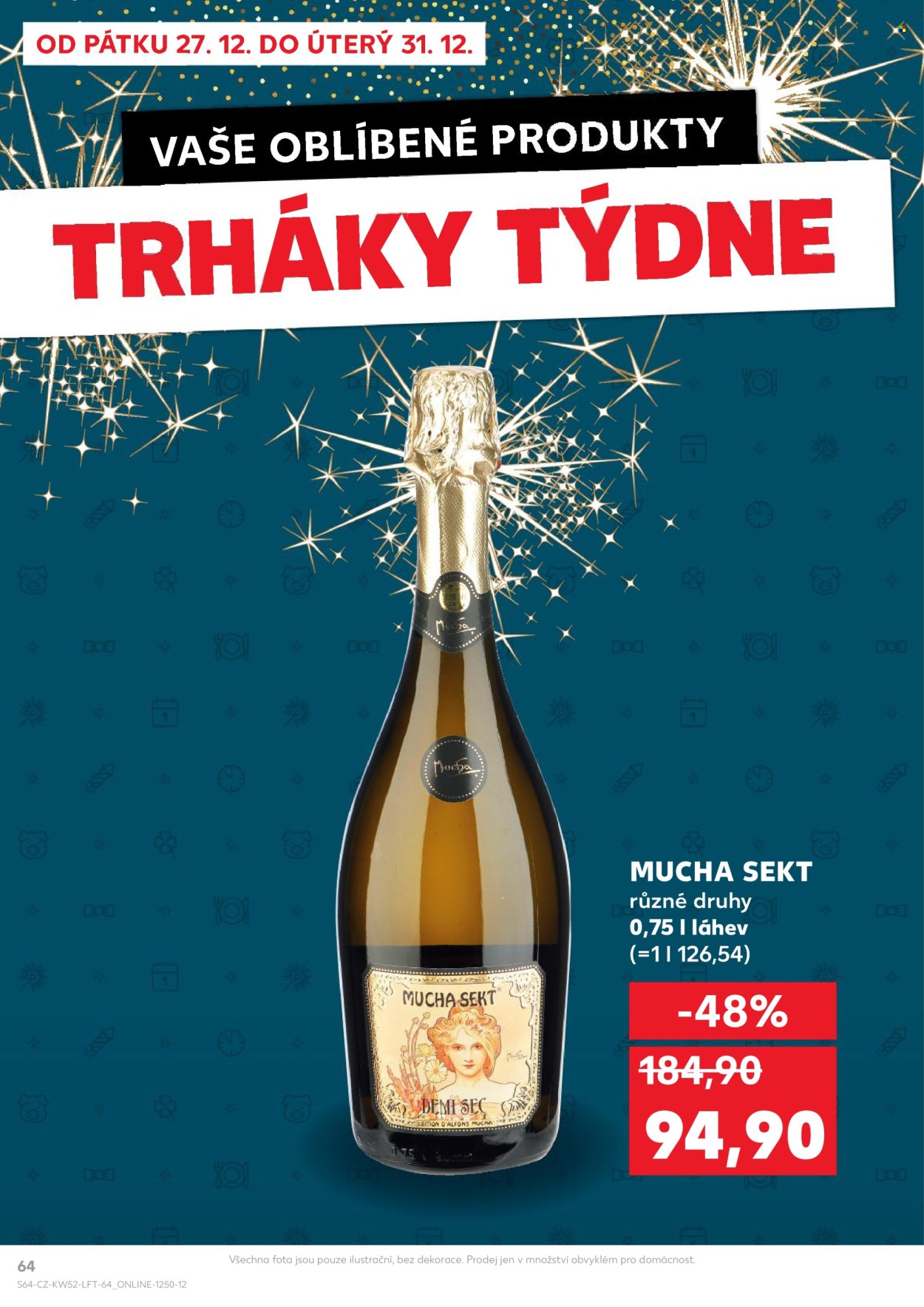 Leták Kaufland - 27.12.2024 - 31.12.2024. Strana 64