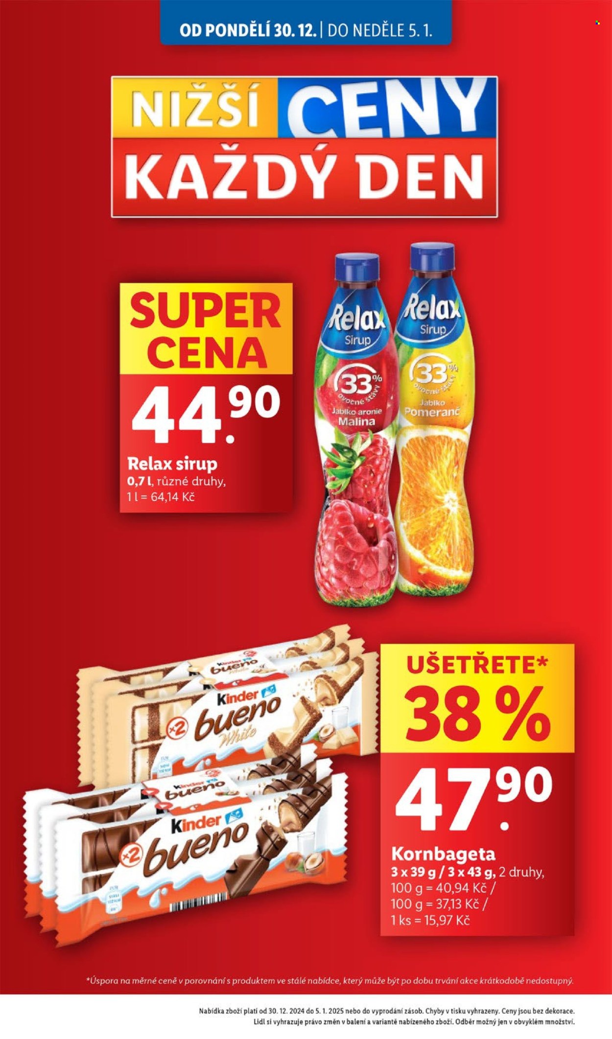 Leták Lidl - 30.12.2024 - 5.1.2025. Strana 6